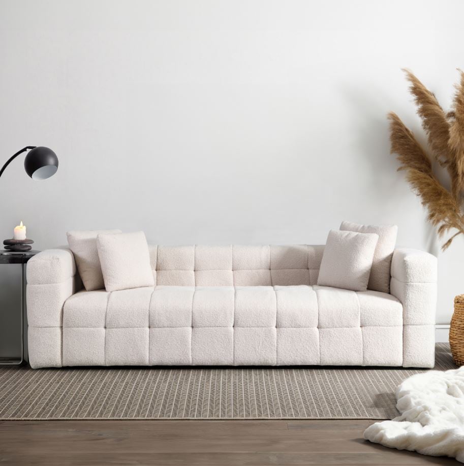 HOME DELUXE Teddy Sofa COMO - Beige