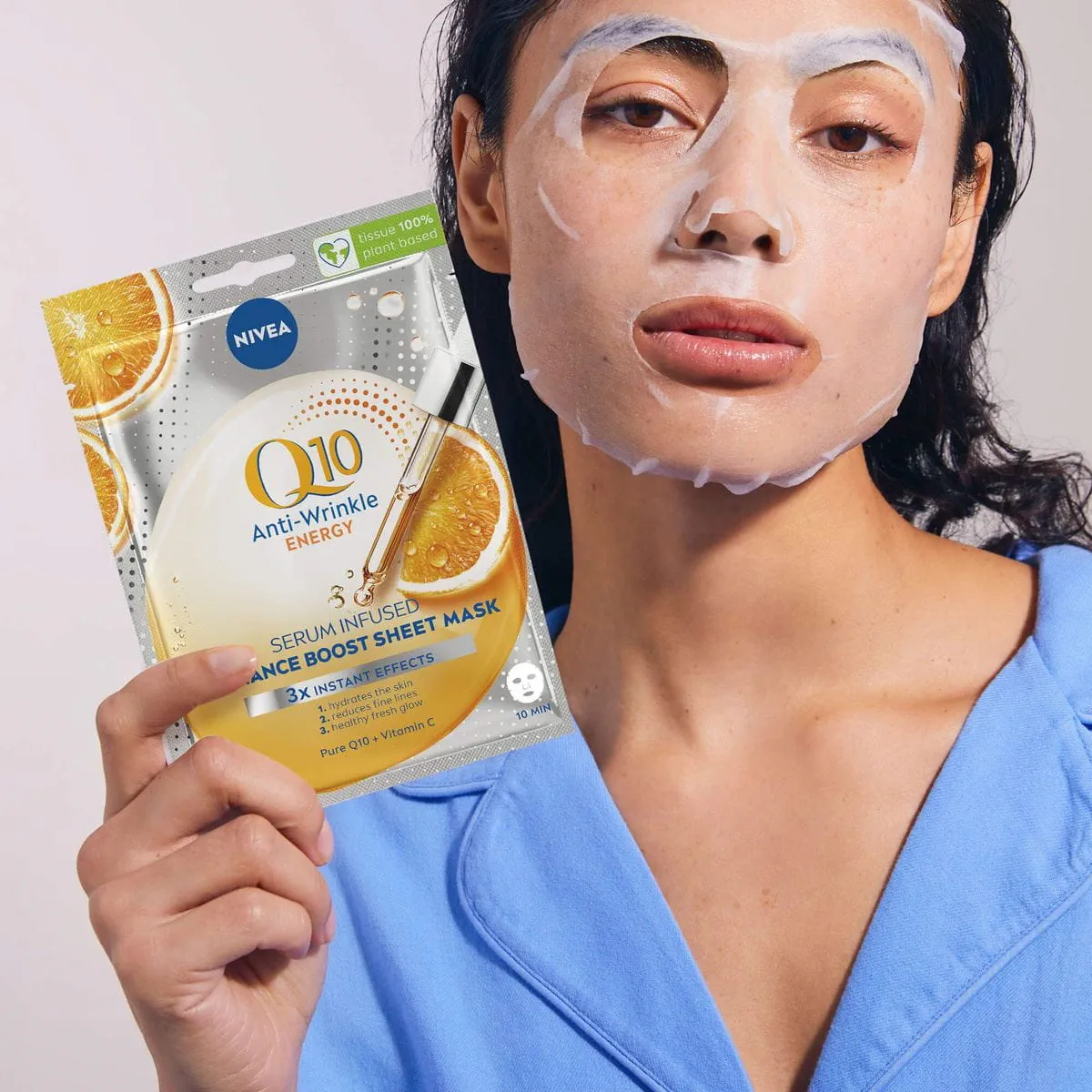 NIVEA VISAGE MASQUE TISSU Q10 ANTI-RIDES ENERGY