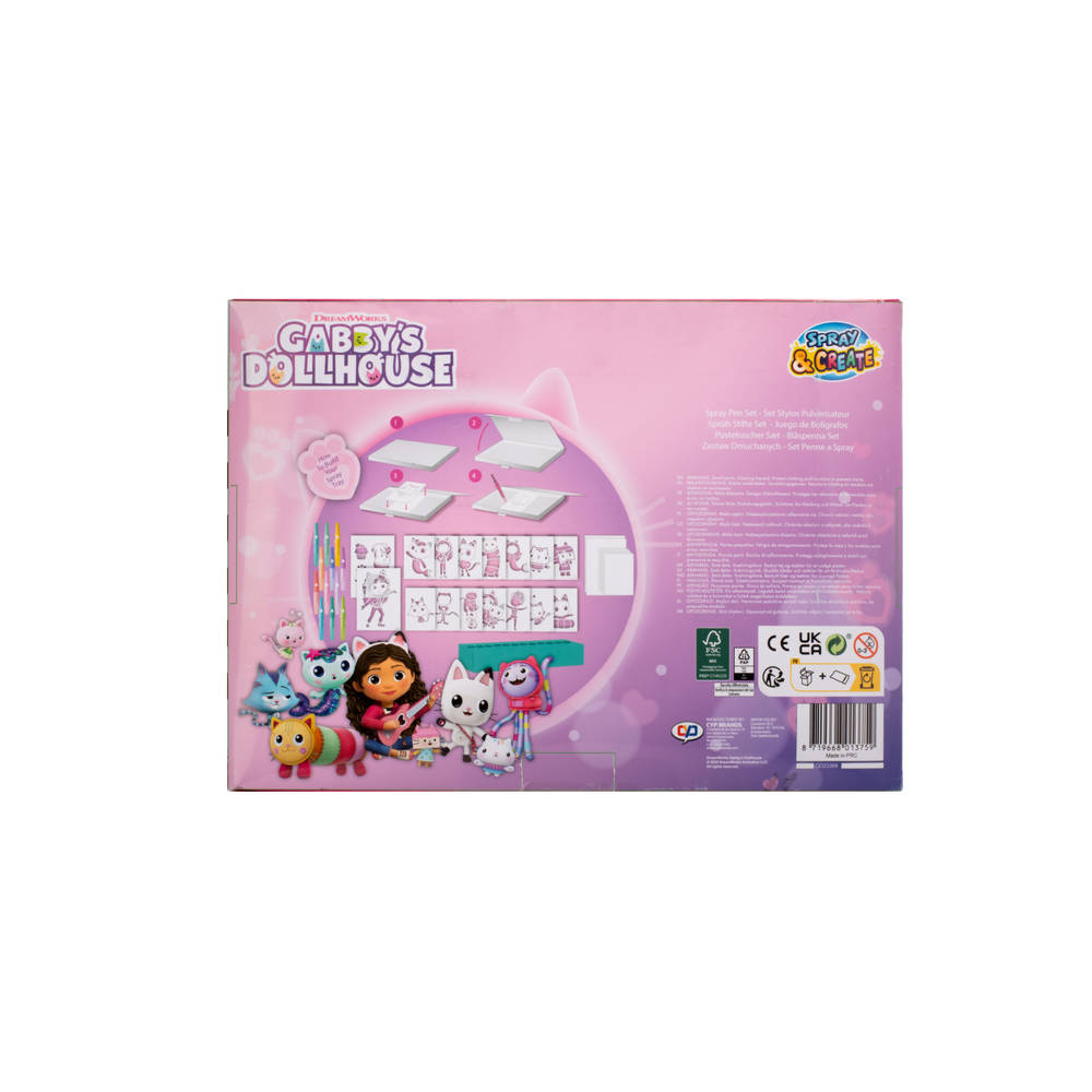 Gabby's Poppenhuis spray pen set deluxe