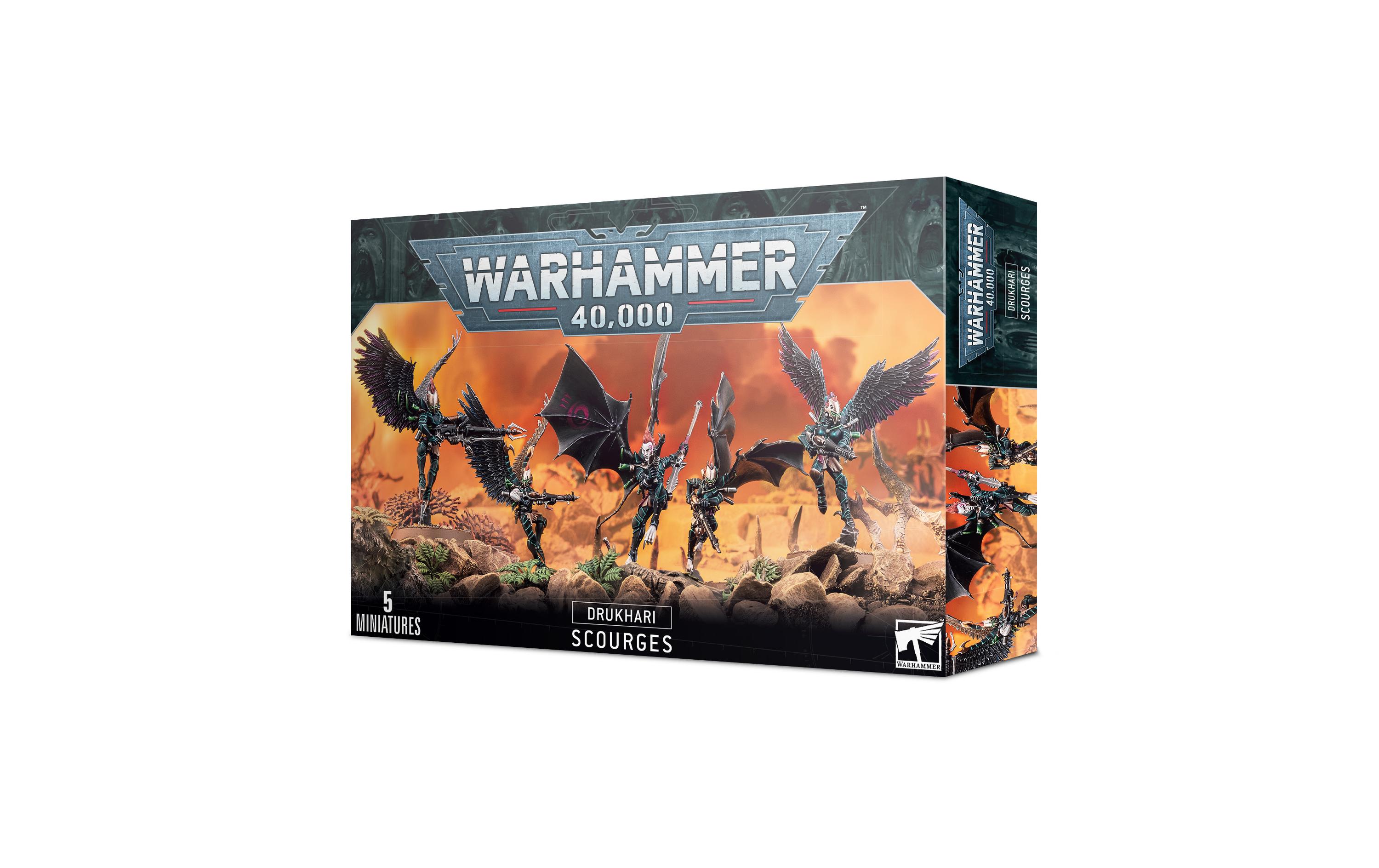 Figurenset Warhammer 40.000 Drukhari ScourgesWarhammer 40K Drukhari Scourges Figuren