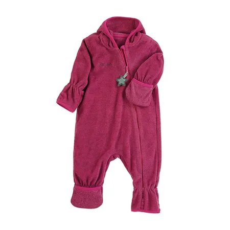 Sterntaler Overall aus Melangefleece magenta, 62