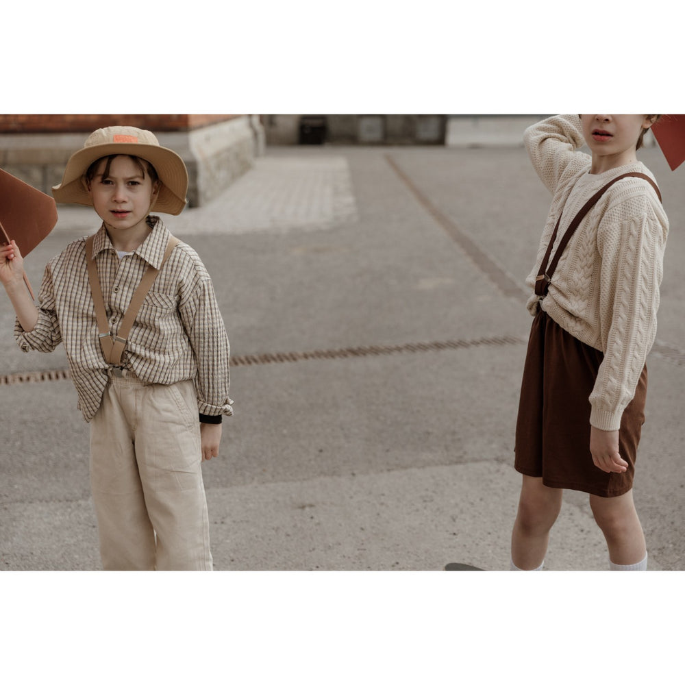 Køb Silly Silas Chocolate Brown Kids' Braces