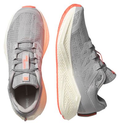 Chaussures Running Salomon Aero Glide 3 Gris Homme