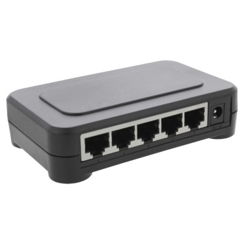 Q-link UTP netwerkswitch 5 poorten gigabit ethernet zwart