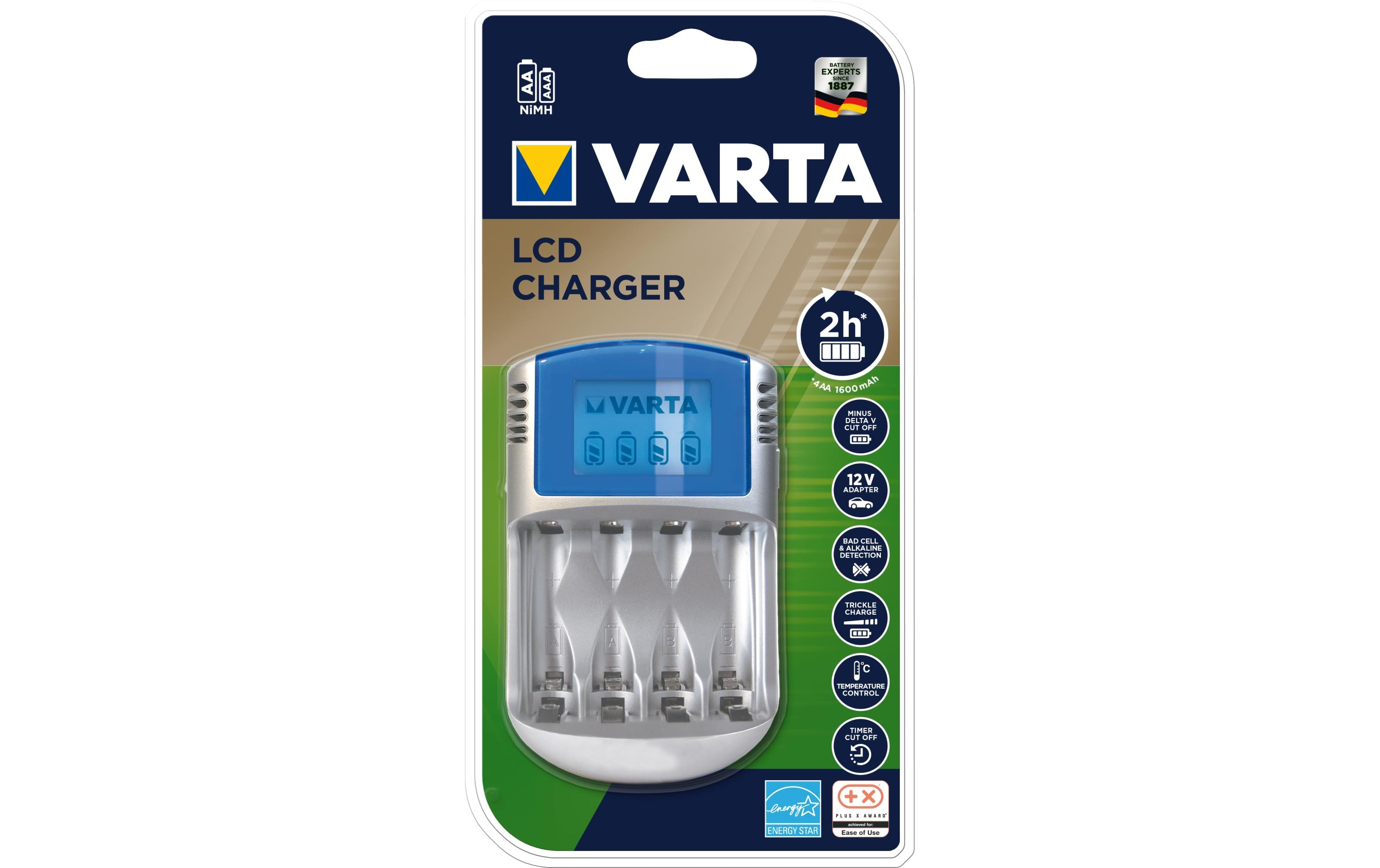 Ladegerät LCD ChargerLadegerät für AA- oder AAA-Batterien