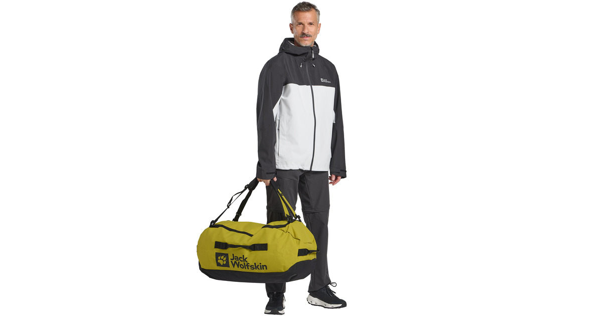 Jack WolfskinAll-in Duffle 65 rugzak  (Geel/zwart, 65 liter)
