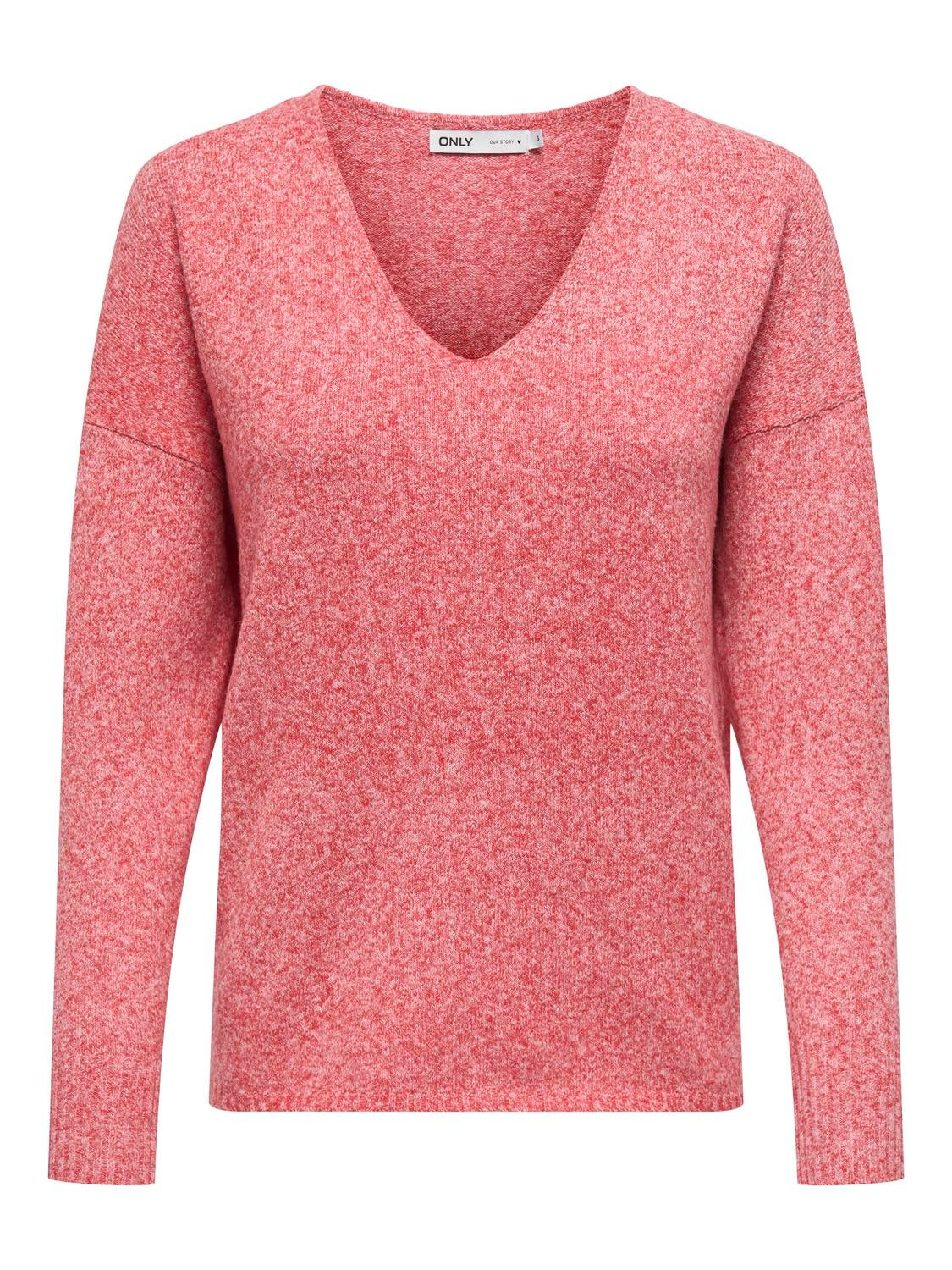 ONLRICA Strickpullover True Red
