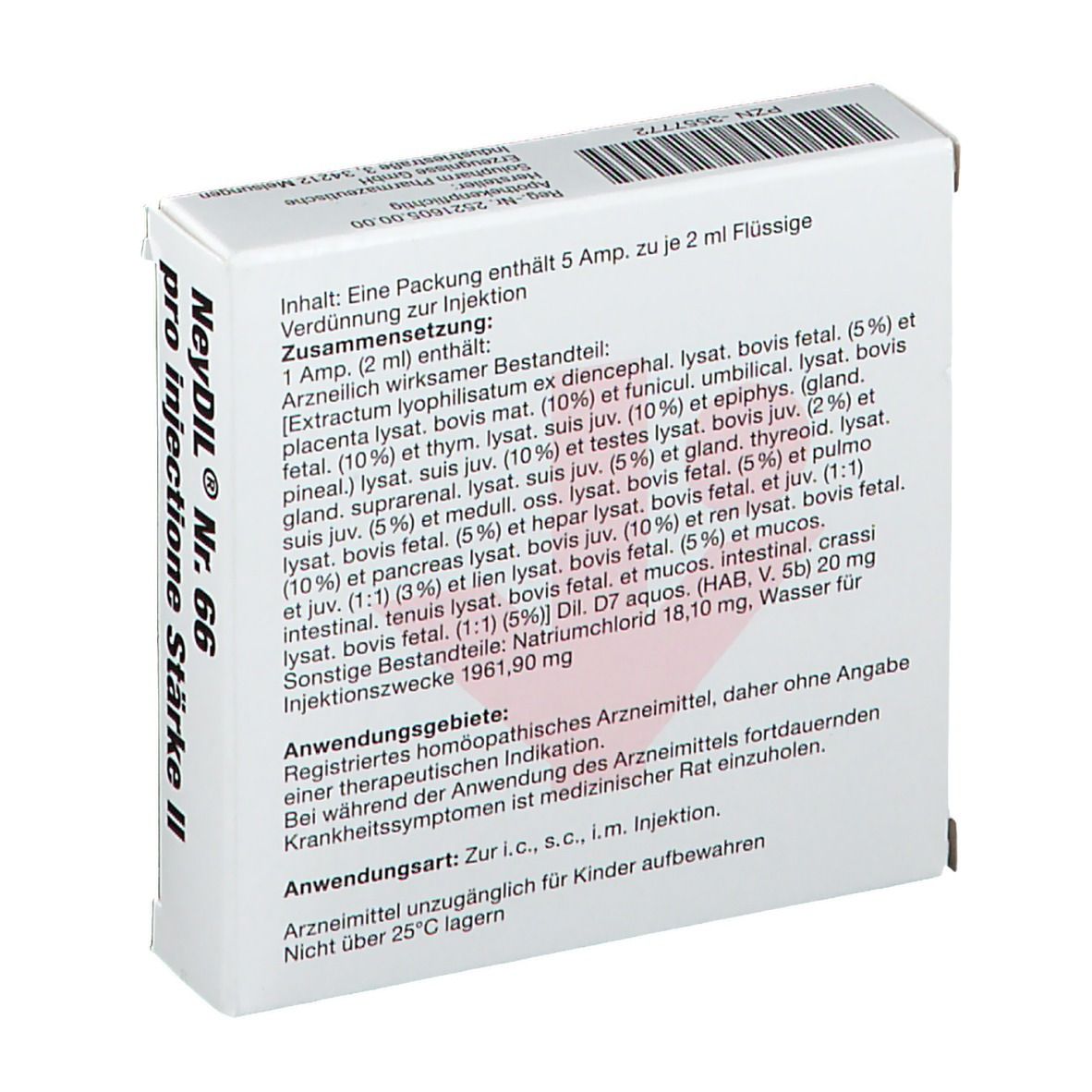 NeyDil® Nr. 66 pro injection Stärke II
