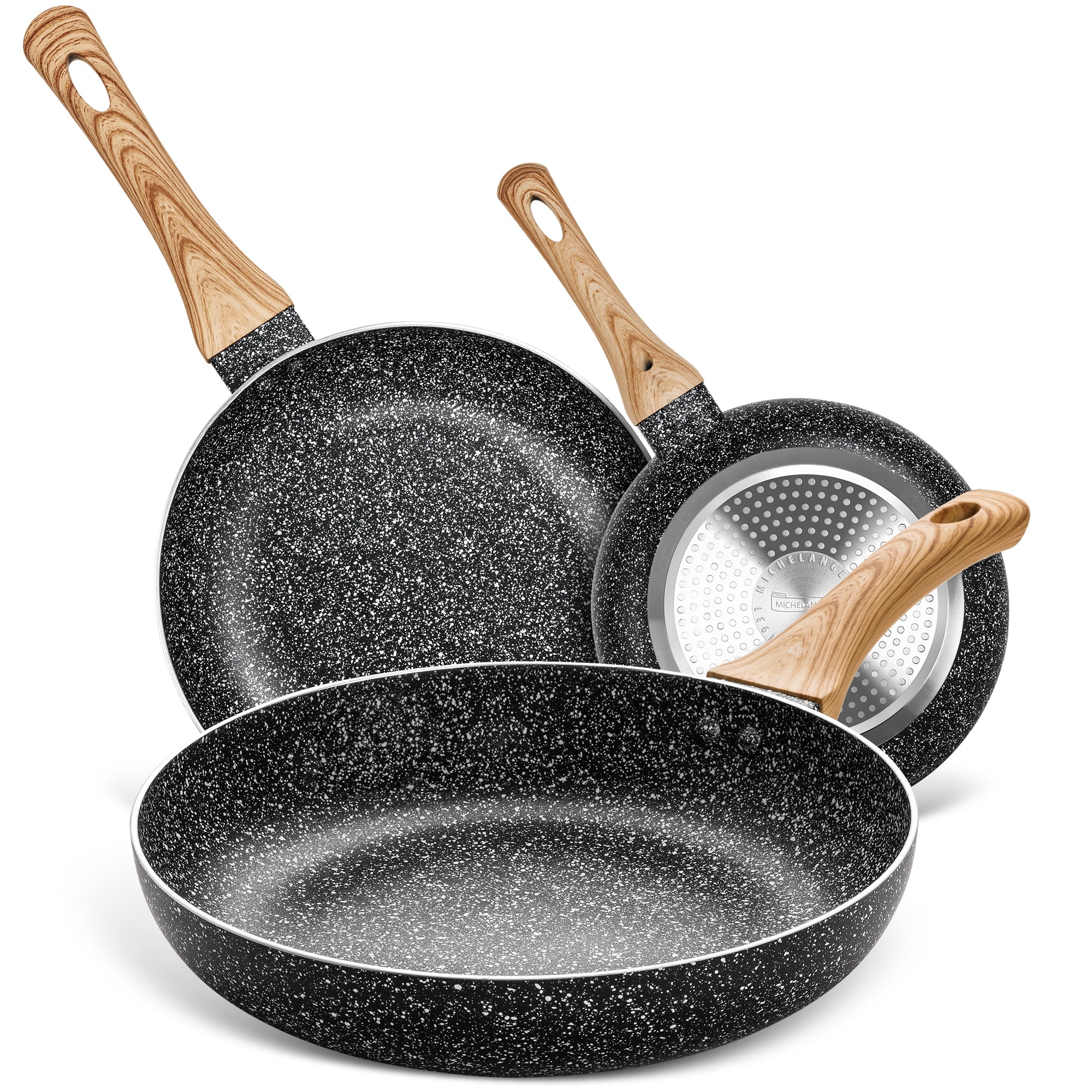 MICHELANGELO Frying Pan Set, 8