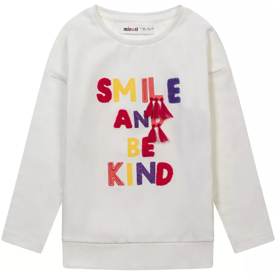 MINOTI Longsleeve Cremeweiß