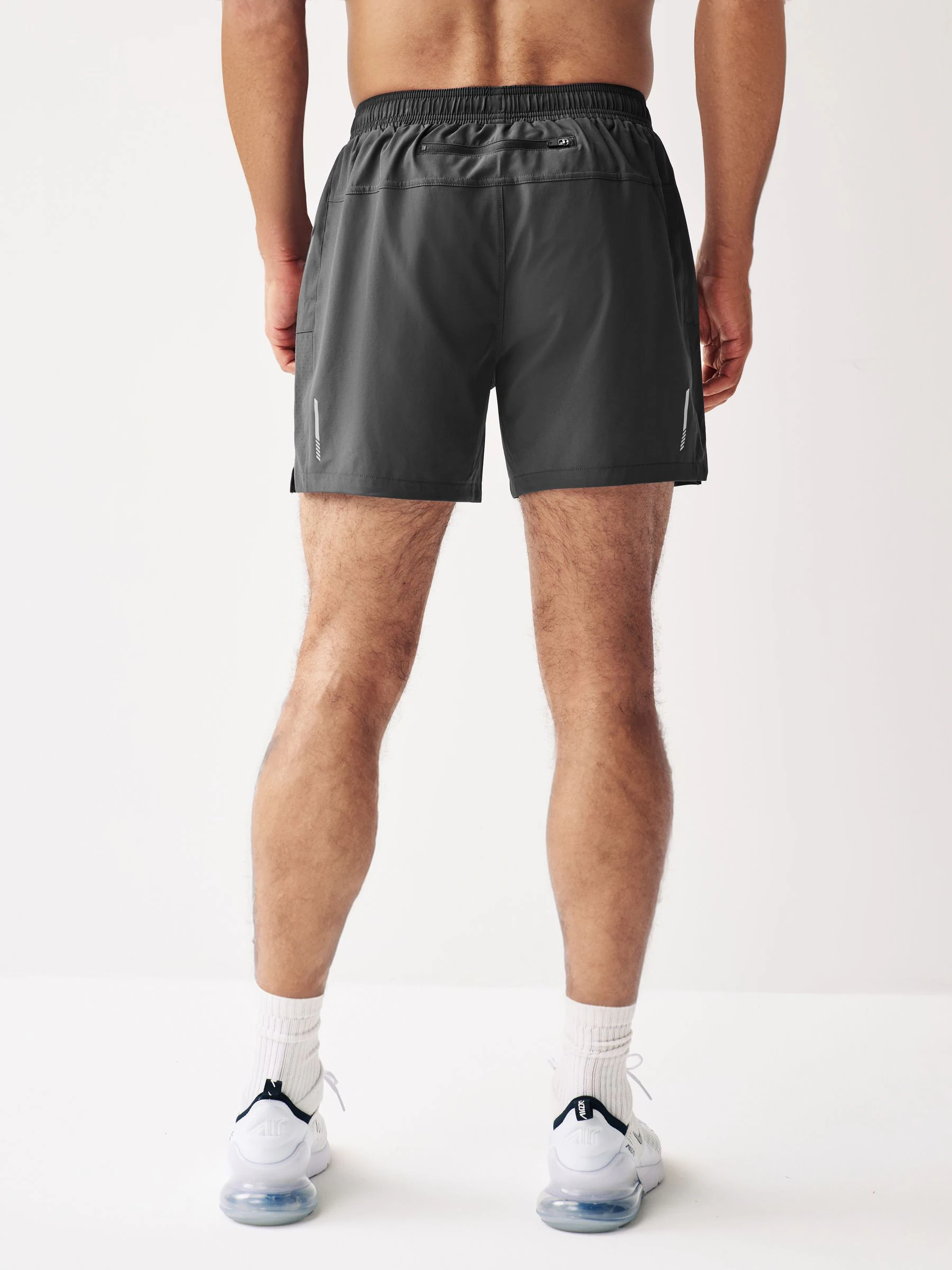 Leisteen grijs - 5 inch - Active sportschoolshort