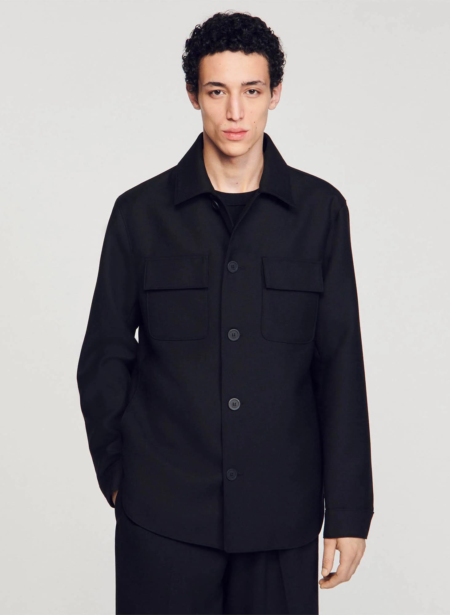 Surchemise col classique | Noir