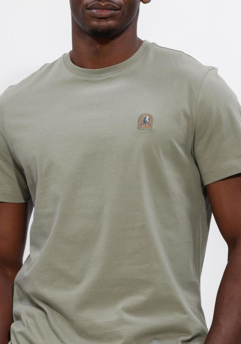 groene parajumpers t-shirt patch tee