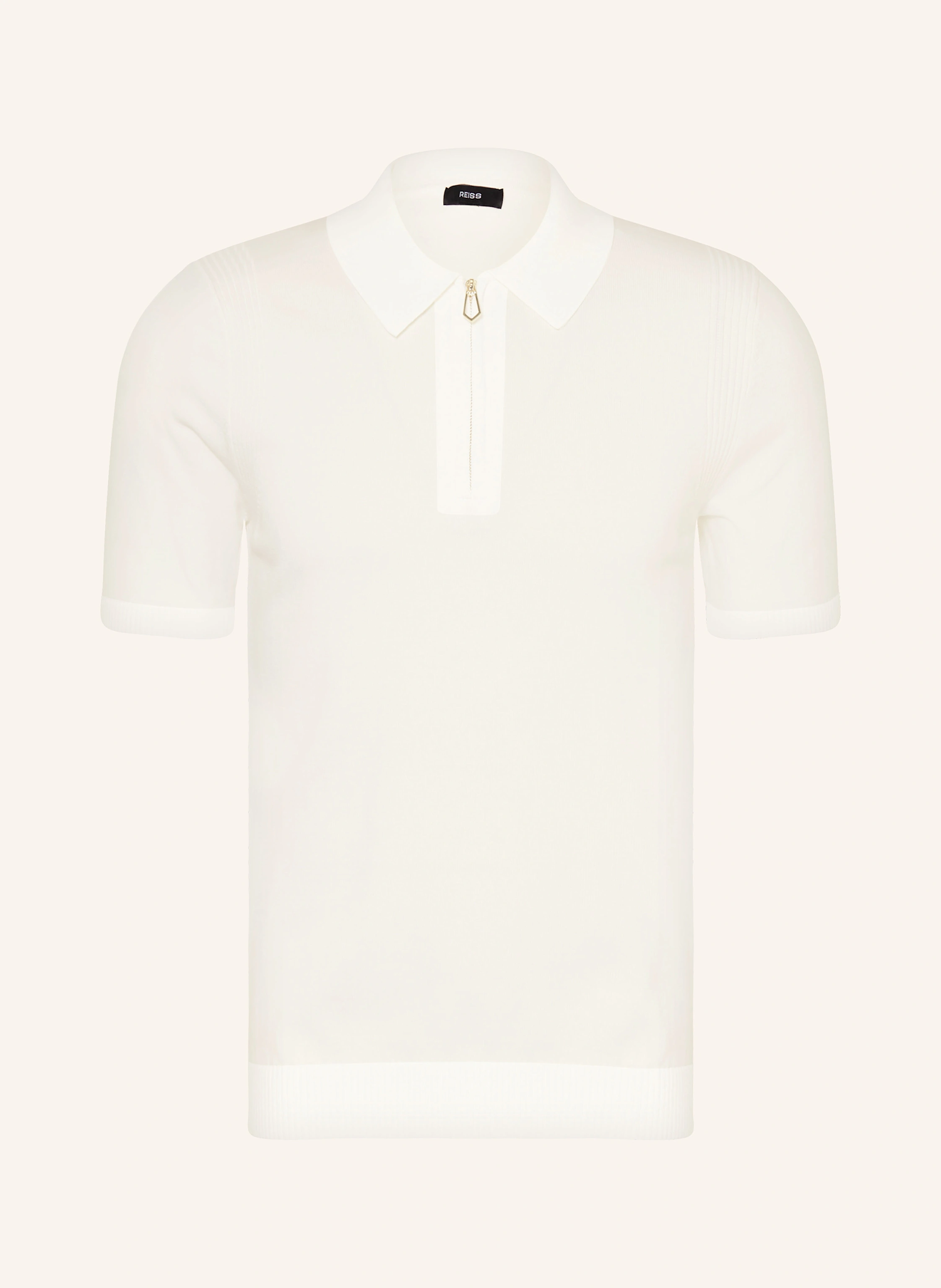 REISS Strick-Poloshirt BERKLEY