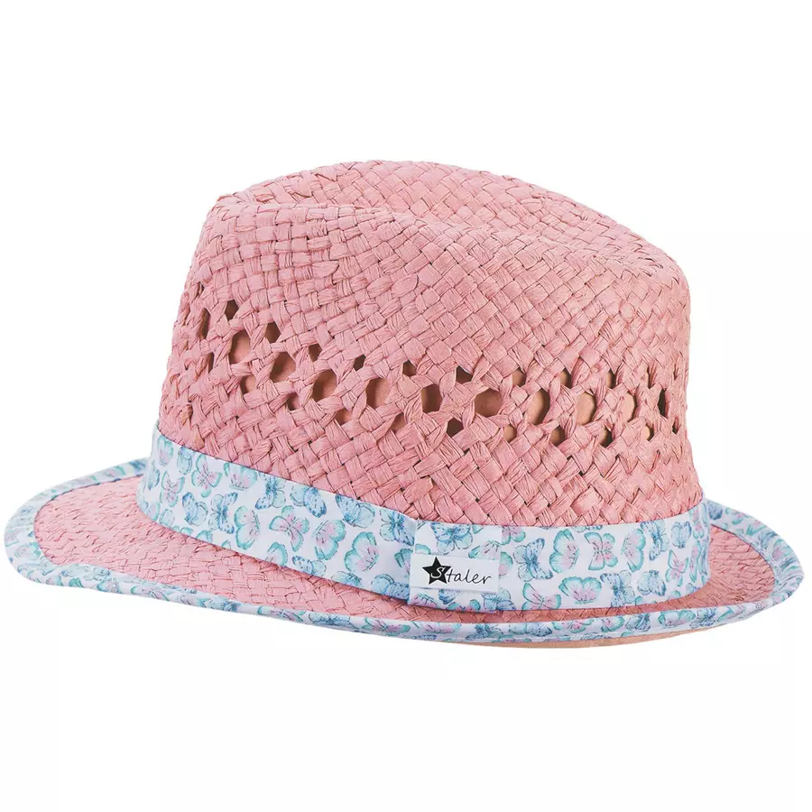 Sterntaler Strohhut rosa