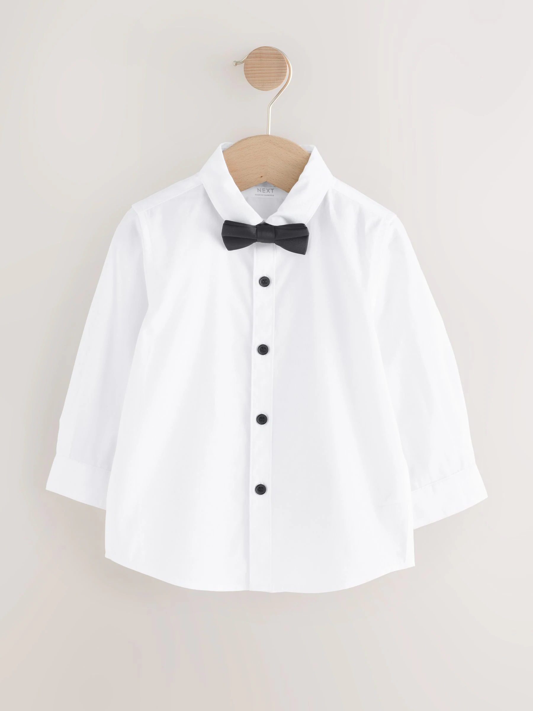 Bordeauxrood - Set van fluwelen blazer, overhemd, broek en vlinderdas (3mnd -9jr)