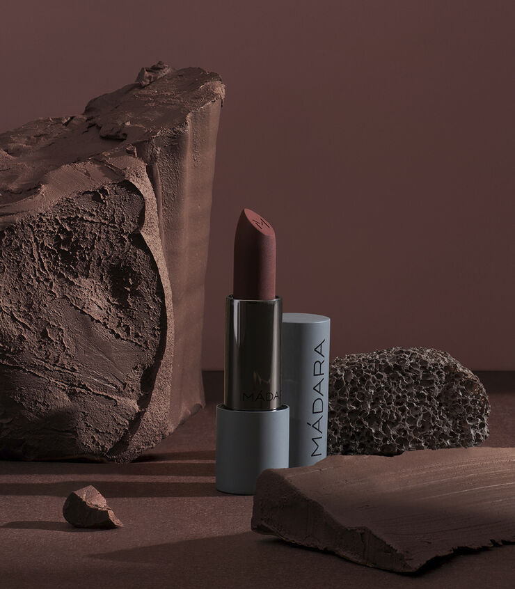 Mádara VELVET WEAR Matte Cream Lipstick, #35 DARK NUDE, 3. 8g