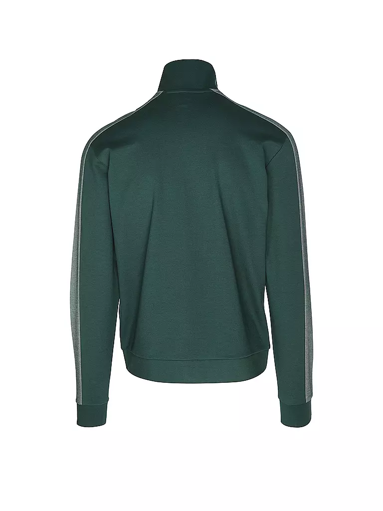 BOSS Loungewear Sweatjacke dunkelgrün