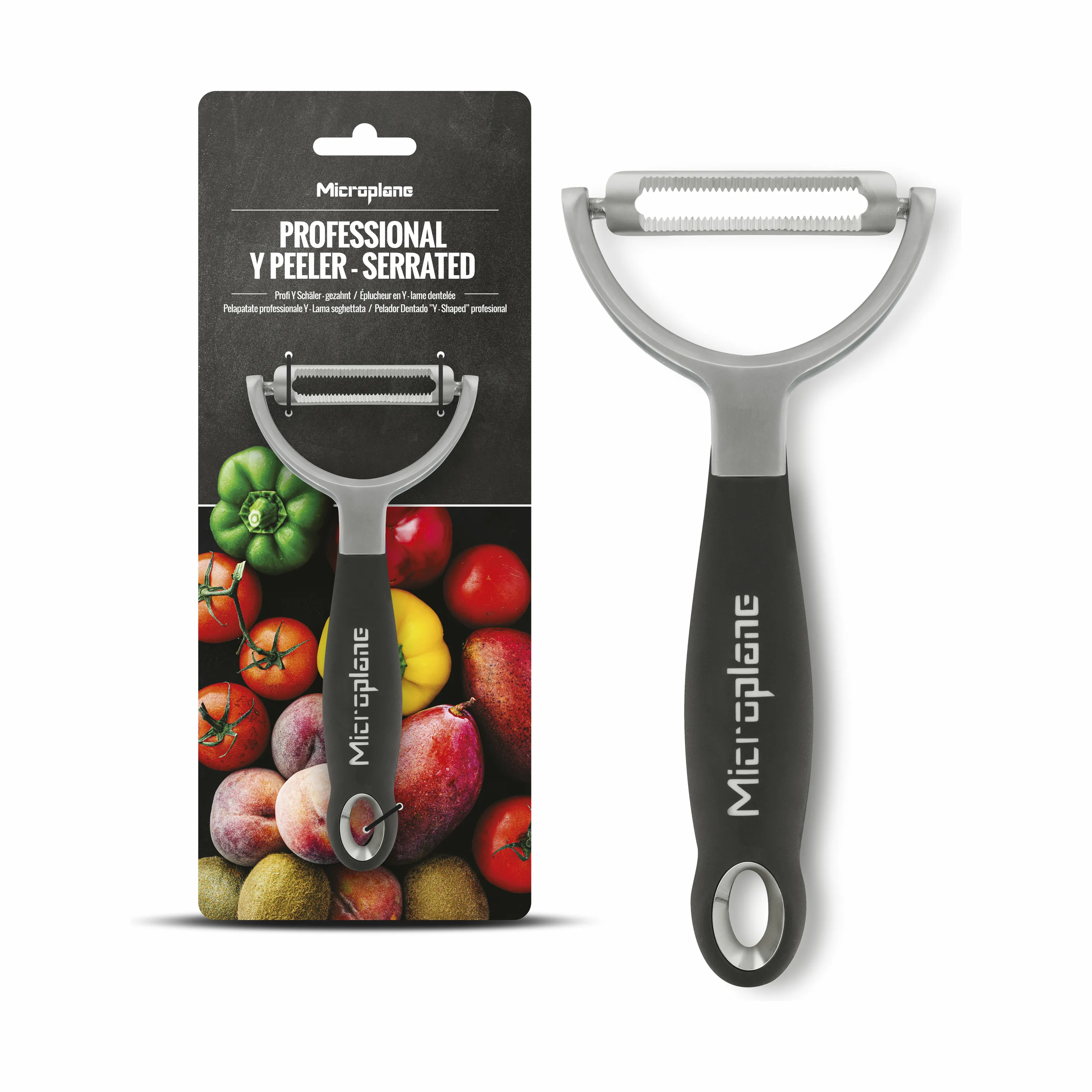 Microplane Professional Y Skræller m. takker