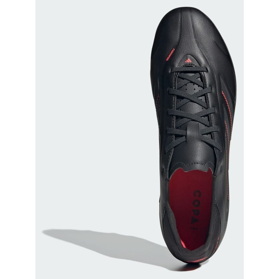 adidas Copa Pure League III FG/AG Stealth Victory - Noir/Gris/Lucid Red