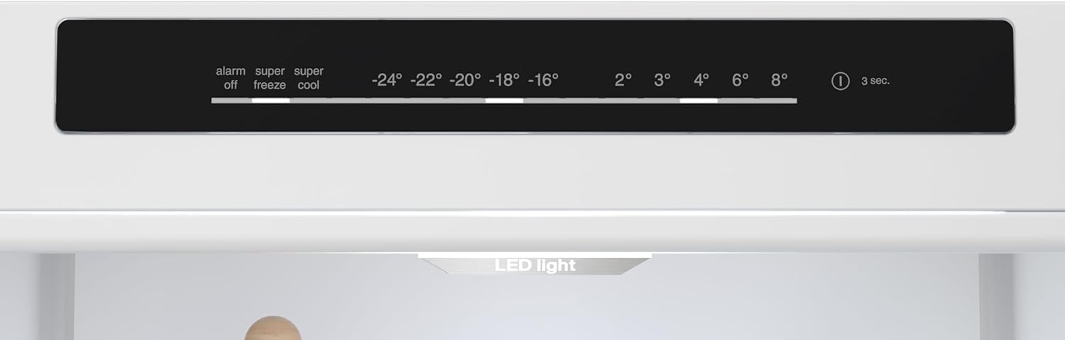 SIEMENS KG39N2IAG iQ300 Freistehende Kühl-Gefrier-Kombination, Gefrierbereich unten, 363 l, Total noFrost, hyperFresh, extrem leise, LED Beleuchtung, 203 x 60 cm, Gebürsteter Stahl AntiFingerprint