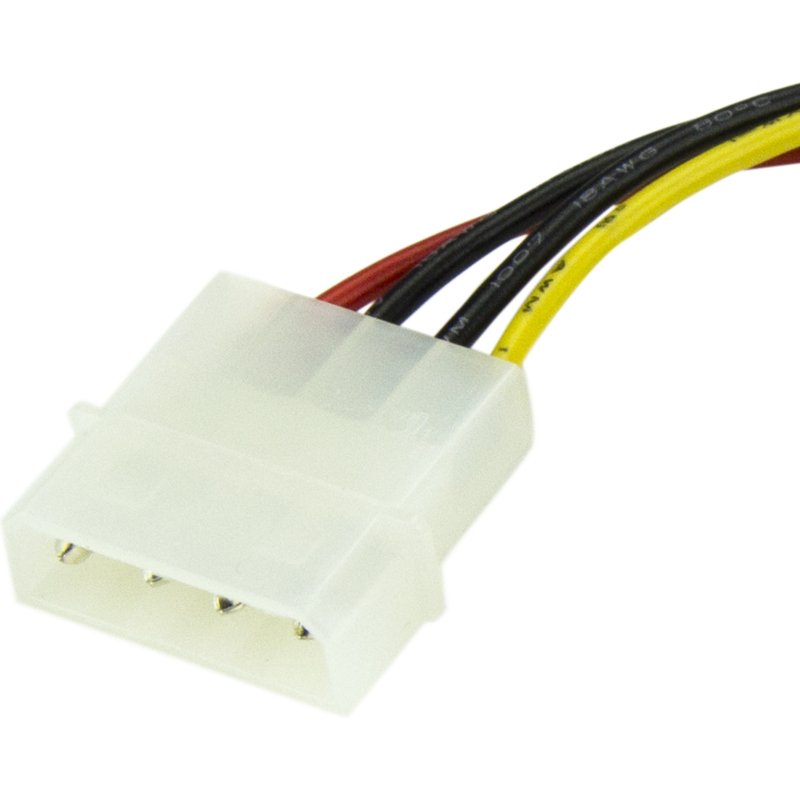 StarTech.com Câble Adaptateur d'Alimentation Molex vers SATA - LP4 Mâle vers SATA Power Femelle - 15 cm