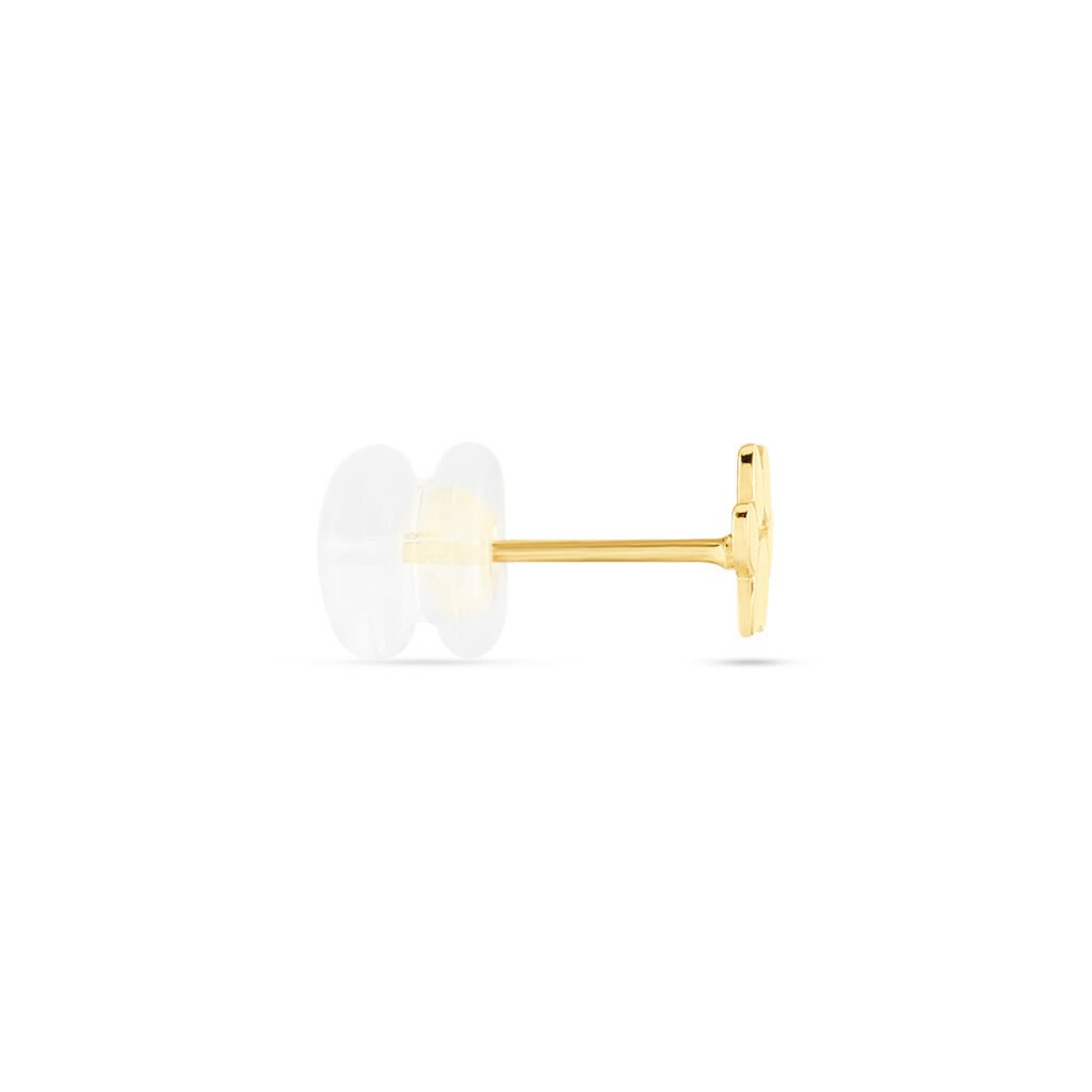 Boucles D'oreille Puce Joya Or Jaune
