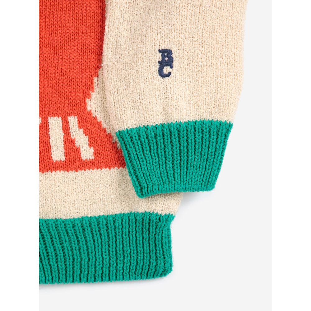 Køb Bobo Choses Offwhite Lucky Fish Cardigan
