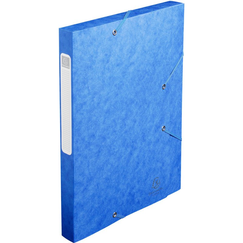 Chemise box carte Cartobox Exacompta 24 x 32 cm dos 2,5 cm couleurs assorties