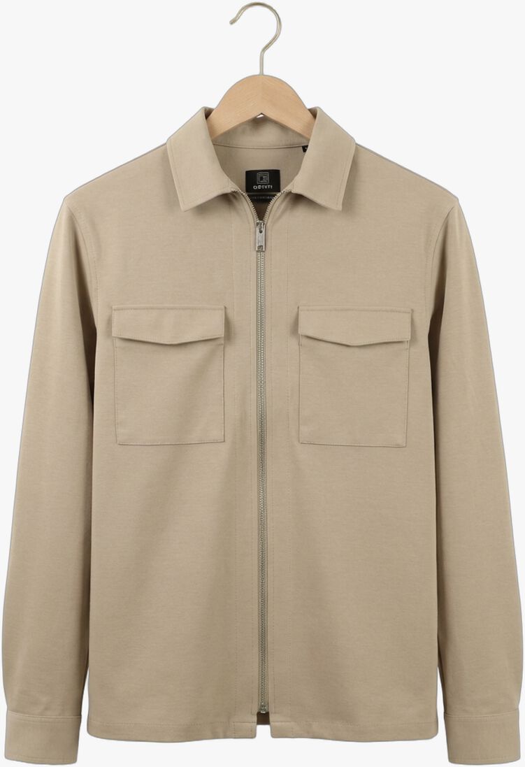 beige genti overshirts oaks shirt jacket