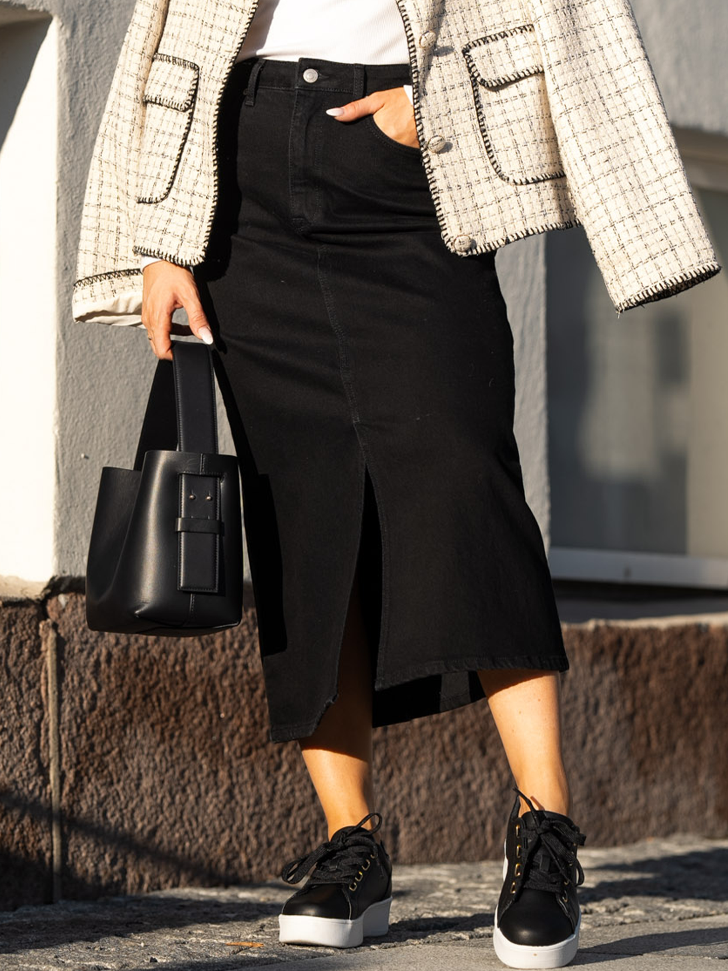 Krista Gerda High Waist Max Skirt