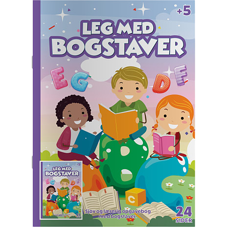 Leg med bogstaver 24 tegninger A4