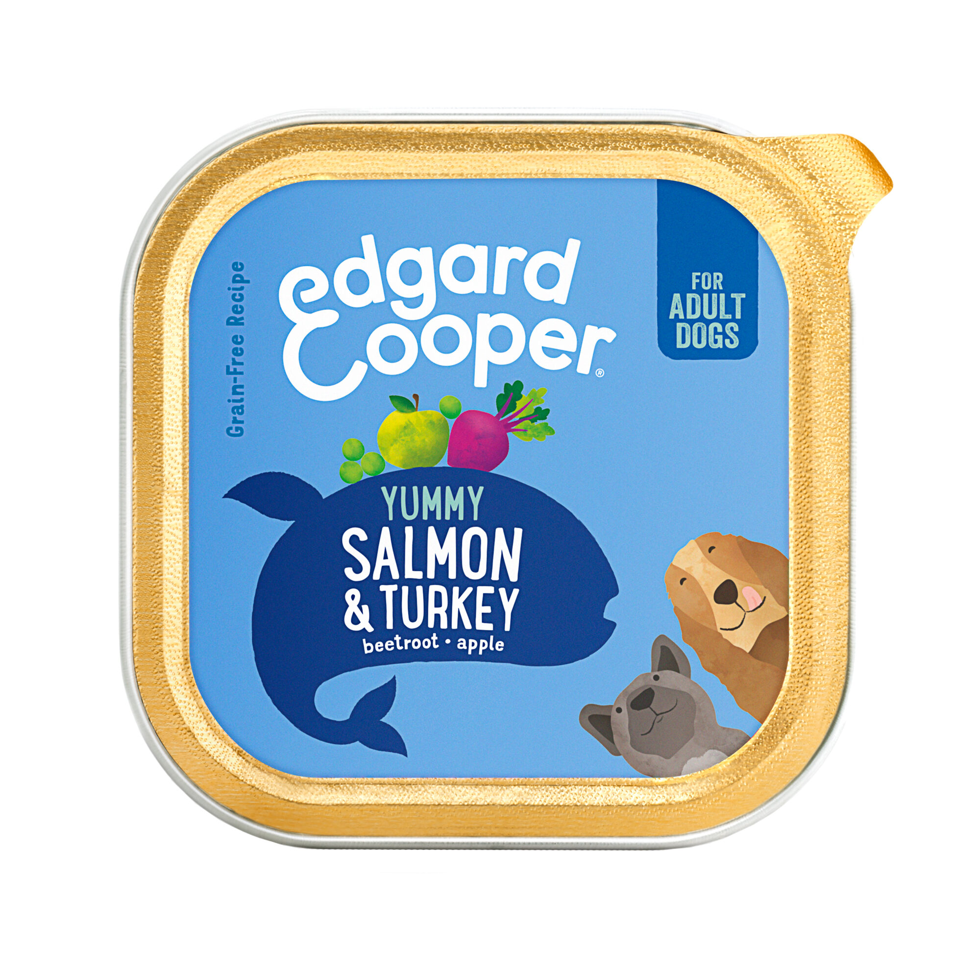 Edgard & Cooper Adult - Zalm & Kalkoen - Kuipje