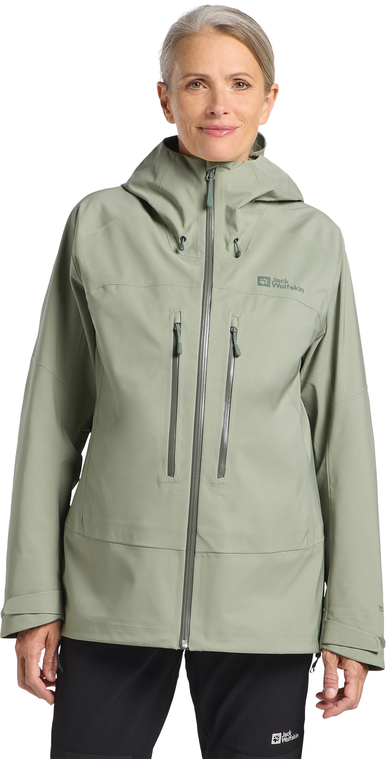 Jack Wolfskin Funktionsjacke »KAMMWEG 3L JKT W« mit Kapuze