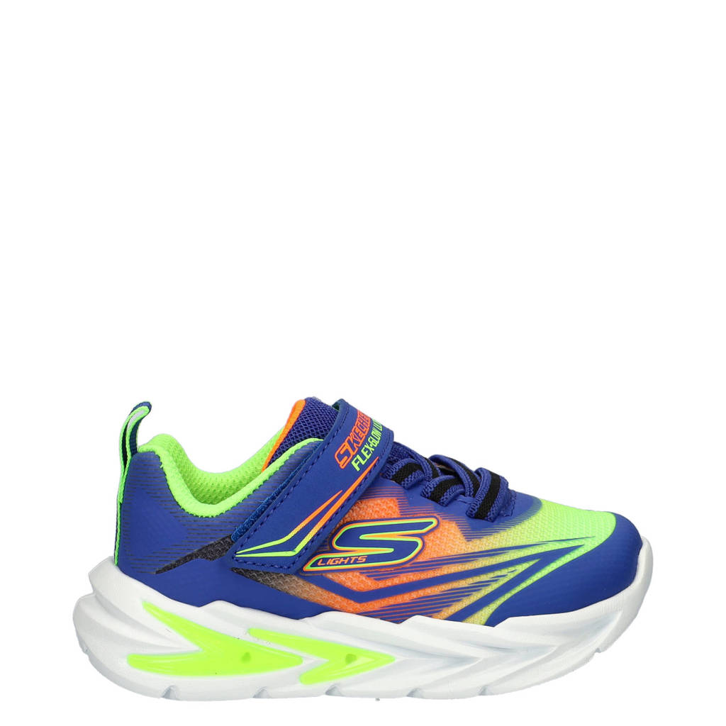 Skechers S Lights Flex-Glow Ultrachunky sneakers met lichtjes blauw