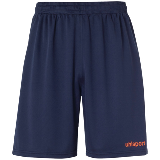 Calções básicos sem derrapagem Center Azul Marinho/Vermelho Fluorescente Uhlsport