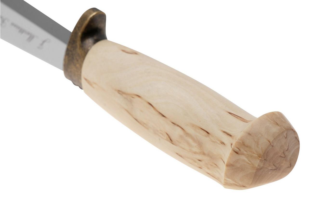 Marttiini Deluxe Skinner 167014 Stainless, Curly Birch, jachtmes