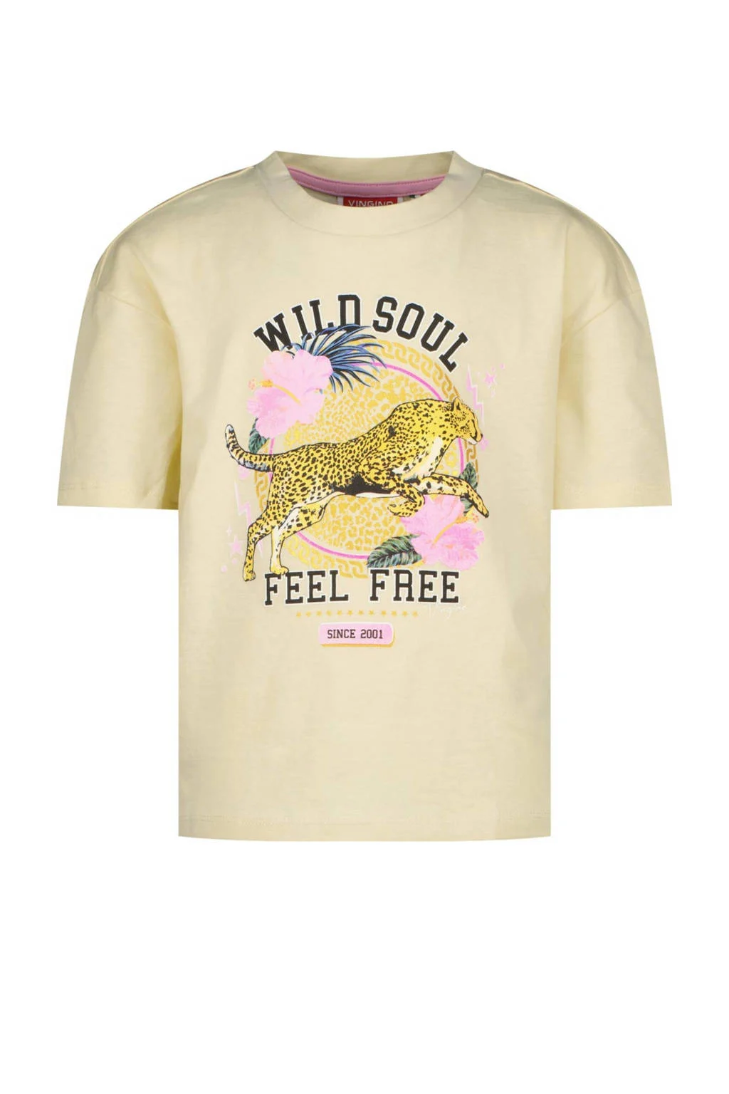 Vingino T-shirt met printopdruk offwhite