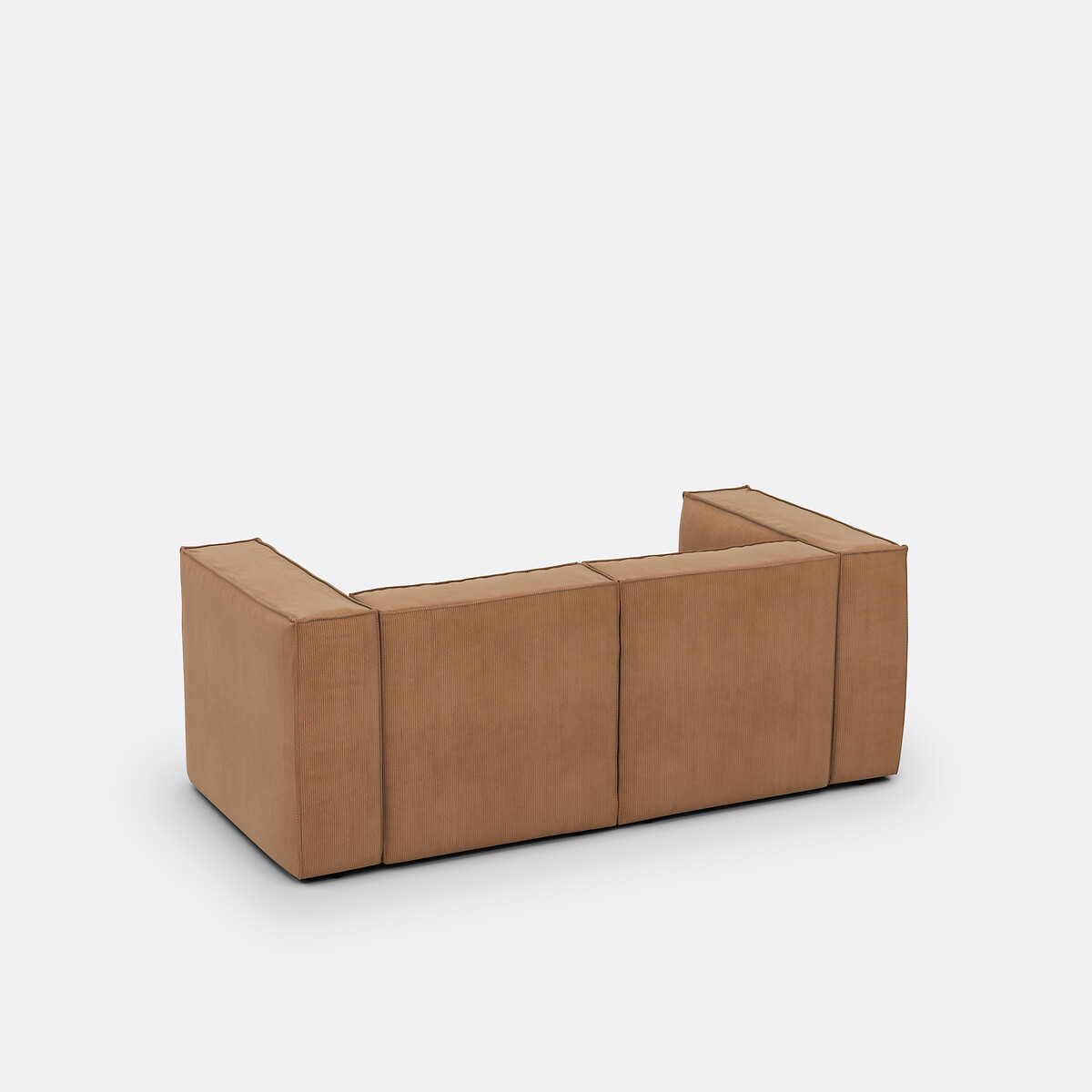 LA REDOUTE INTERIEURS<br>Sofá modular, 2 lugares, veludo cotelê, Seven
