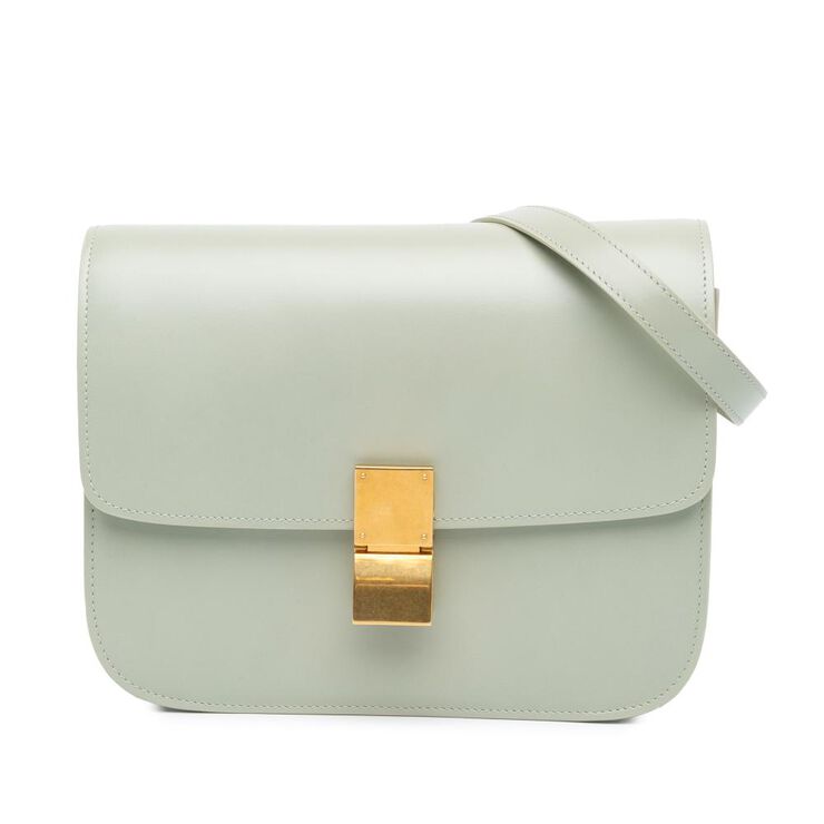 Celine Vintage Celine Crossbody Bag Green