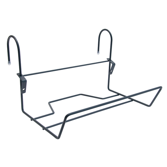 Support jardinière classique en fil (à accrocher), anthracite l. 18 cm