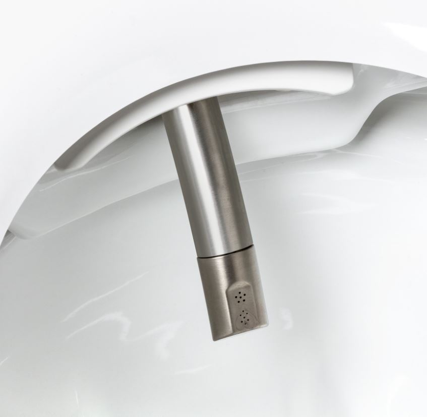 Rapowash douche wc luxe wit randloos toilet met bidetsproeier