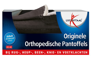 Lucovitaal Orthopedische Pantoffels - Antraciet 1PR