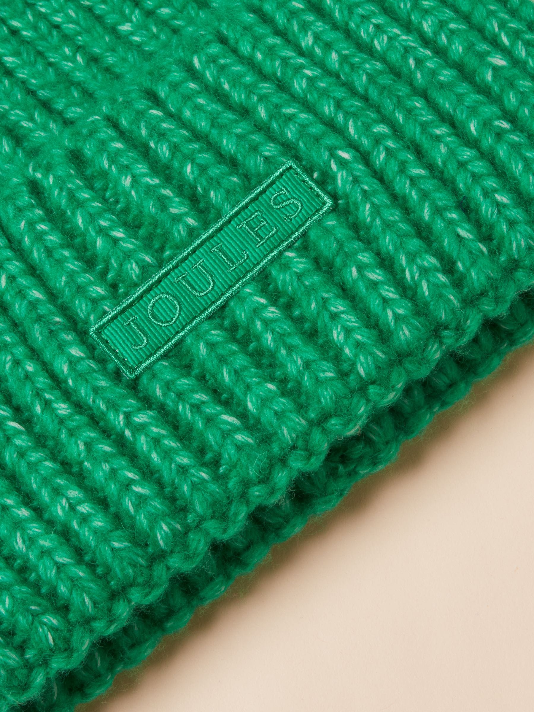 Groen - Joules Rosa beanie-muts