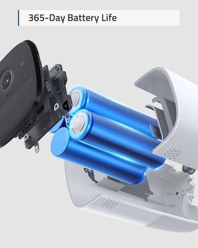 Eufy Cam 2 Pro 3-pakk+Eufy Security HomeBase 2 smart-overvågningsssæt