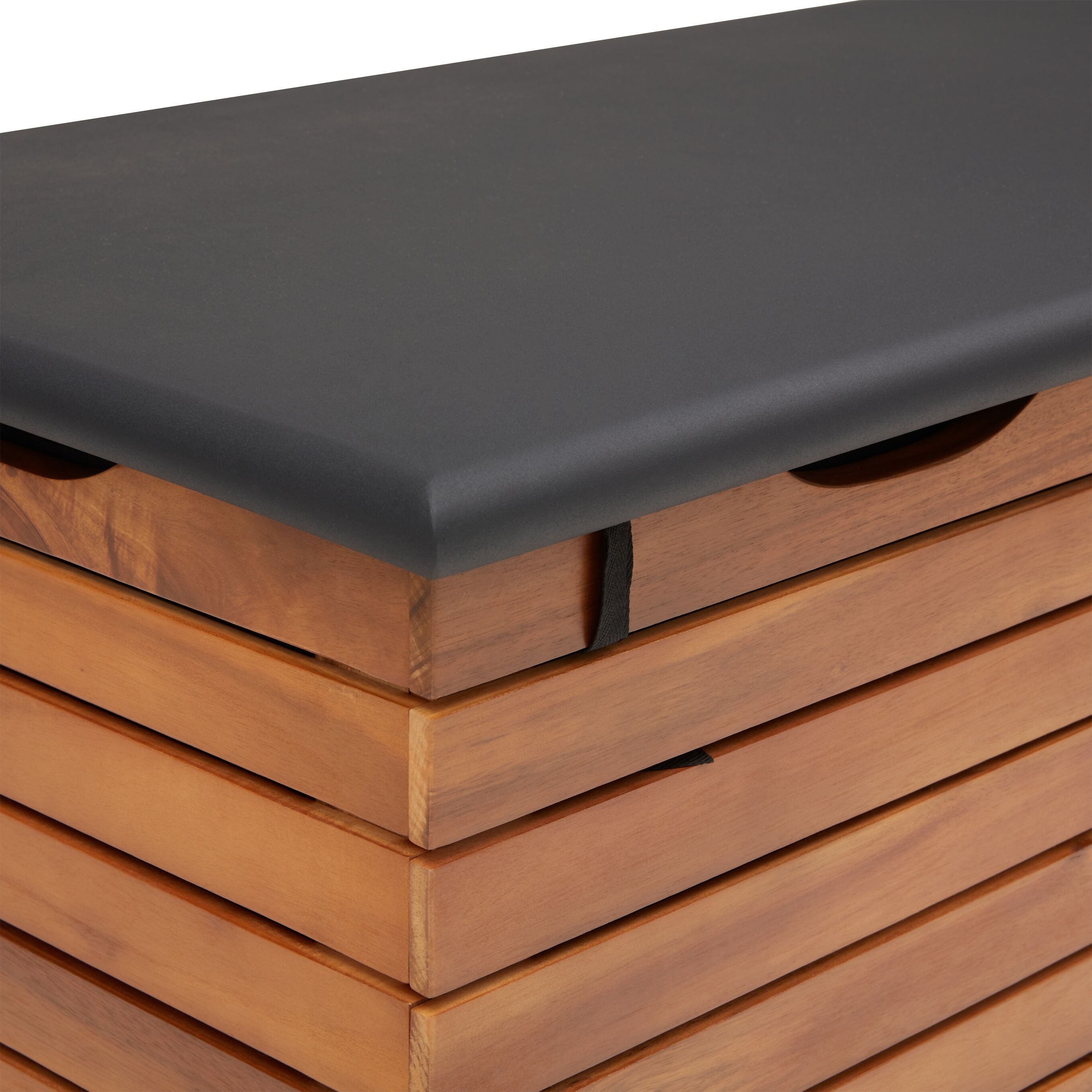 FINN Kissenbox - Akazie / B: 130.0 cm x T: 53.0 cm x H: 63.0 cm