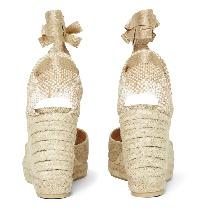 Castaner Espadrilles Carina Lurex | Doré