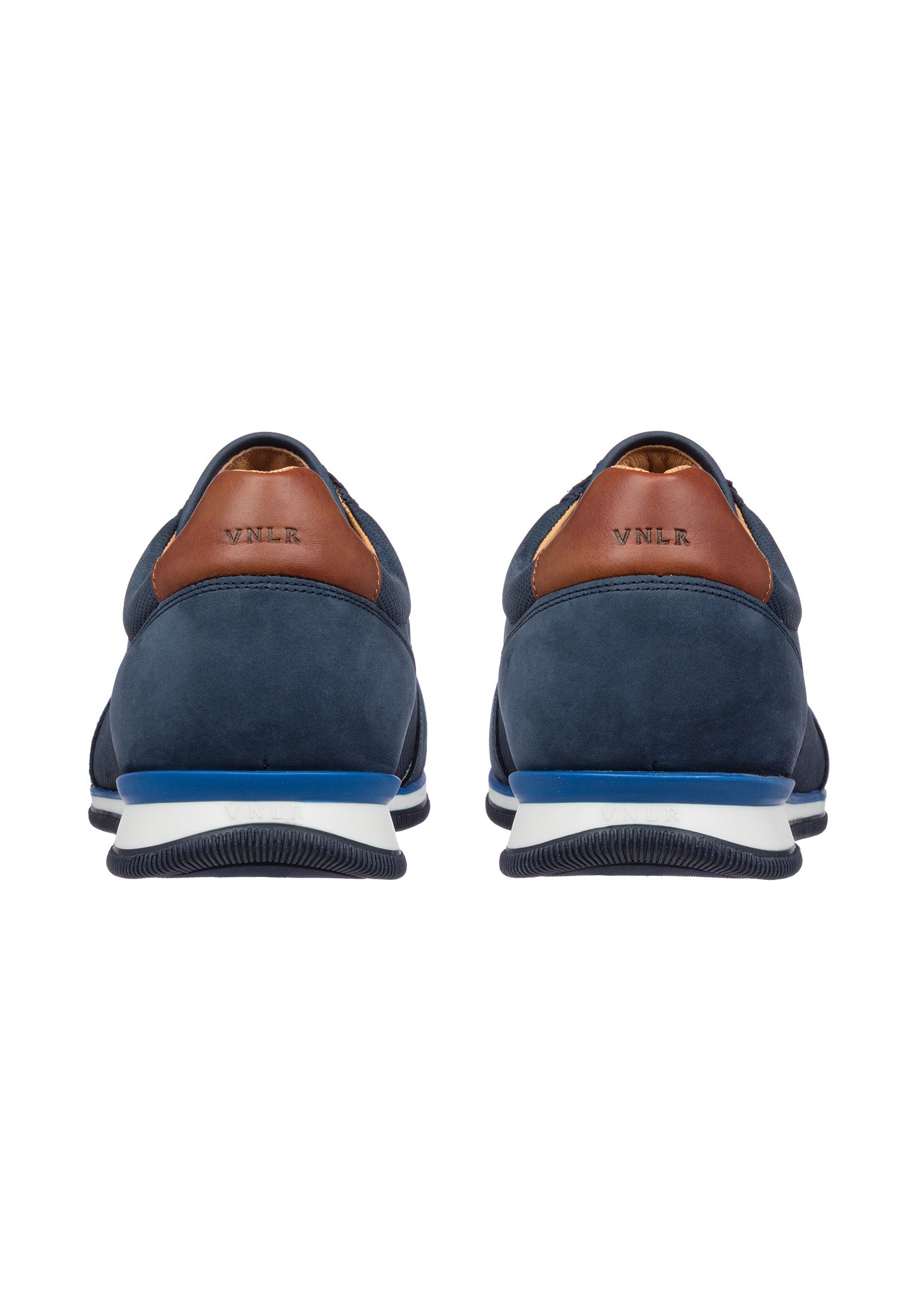 Navy blauw nubuck Magnus sneaker