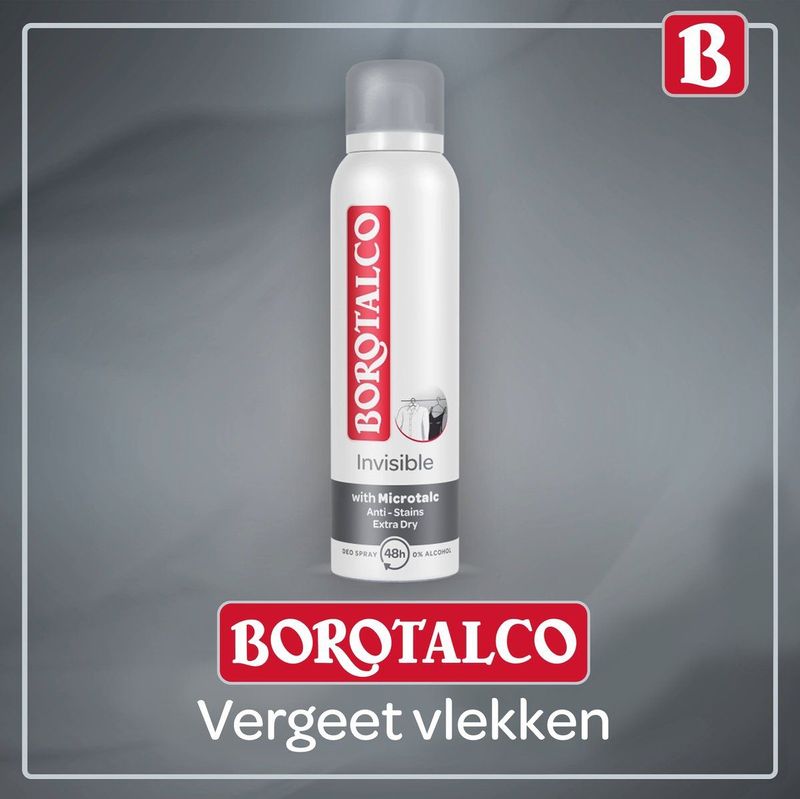 Borotalco - Invisible Deodorant Spray - 150 ml - Unisex