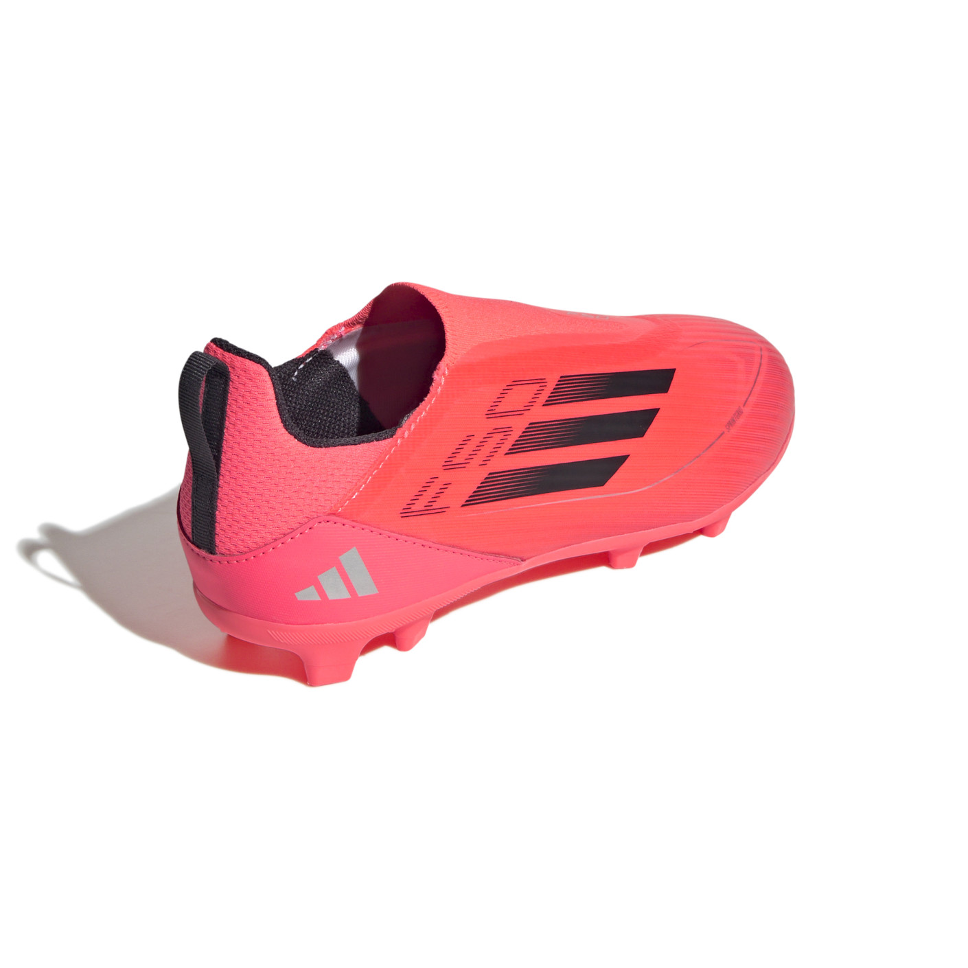 Adidas F50 League Veterloze Gras / Kunstgras Voetbalschoenen (MG) Felrood Zwart Zilver